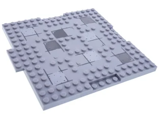 LEGO Brique, modifiée 16 x 16 x 2/3 avec empreintes 1…