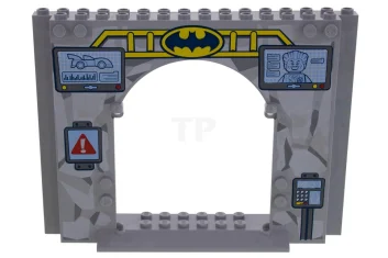 LEGO Panneau 4 x 16 x 10 avec l'arche et Batman,…