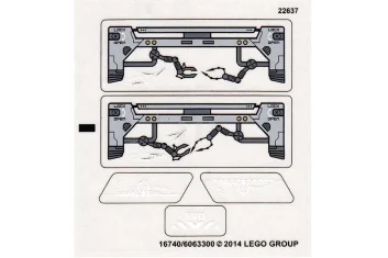 LEGO Sticker for Set 44022