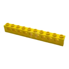 LEGO Steen 1 x 10 met gaten