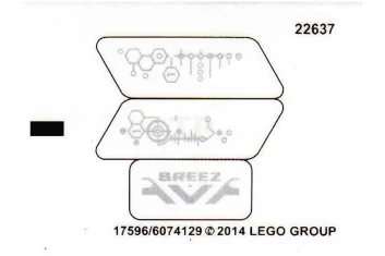 LEGO Sticker for Set 44027