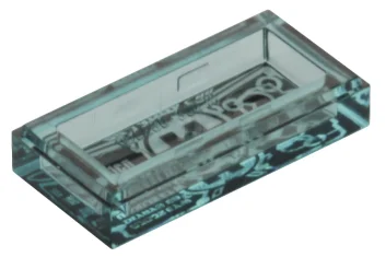 LEGO Tile 1 x 2 with Hero Factory Logo and Data…