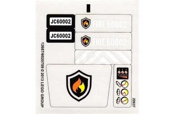 LEGO Autocollant pour l'ensemble 60002