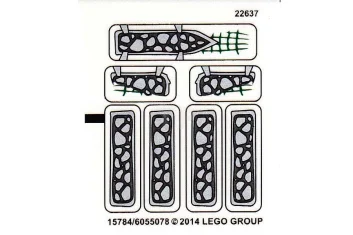 LEGO Sticker for Set 70126