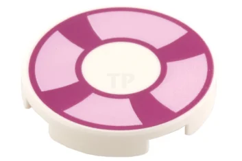 LEGO Tile 2 x 2 Round with Bottom O and Life…