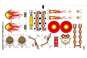 LEGO Sticker for Set 70144