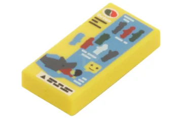 LEGO Piastrelle 1 x 2 con il modello di istruzioni Octan…