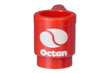 LEGO Minifig, Utensil Cup with White Octan Logo Pattern