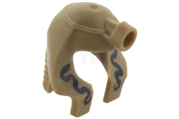 LEGO Minifig, Headgear Headdress Mummy with Two Snakes Pattern
