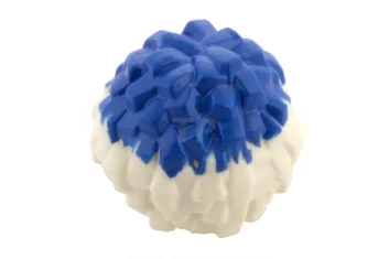 LEGO Minifig, Utensil Cheerleader Pom Pom con motivo blu superiore