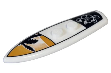 LEGO Planche de surf avec motif de palmier