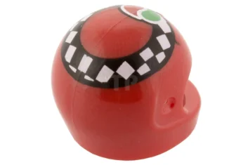 LEGO Minifig, Casco copricapo standard con motivo a scacchi e logo…