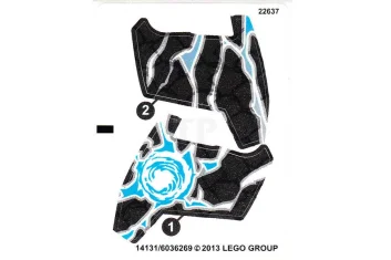 LEGO Sticker for Set 70202