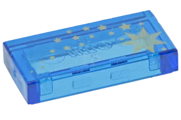 LEGO Piastrelle 1 x 2 con motivo a stelle