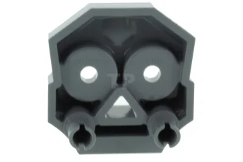 LEGO Skull 1 x 4 x 3 Relief with Two Pins