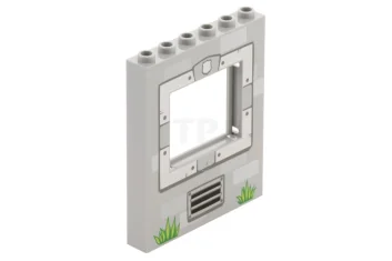 LEGO Panel 1 x 6 x 6 with Window with Bolted…