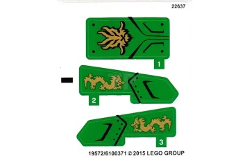 LEGO Pegatina para Set 70755