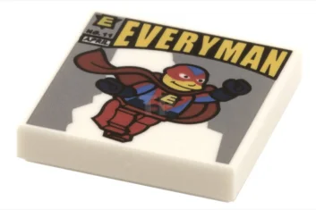 LEGO Piastrelle 2 x 2 con motivo a fumetti dei Simpson…