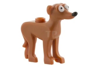 LEGO Dog Greyhound with Pattern (Santa's Little Helper)