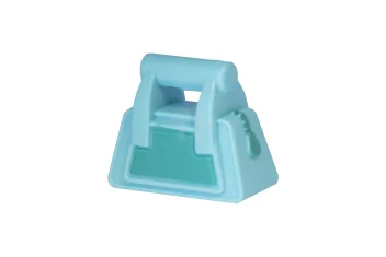 LEGO Accessori Friends: borsa con cerniera e motivo laterale turchese scuro