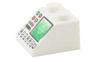 LEGO Pendenza 2 x 2 - 45° con modello di schermo…