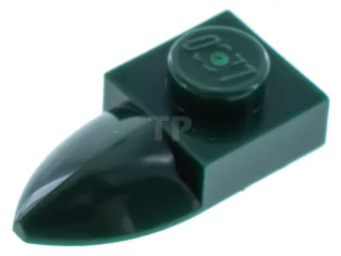 LEGO Platte, modifiziert 1 x 1 mit Zahn Horizontal