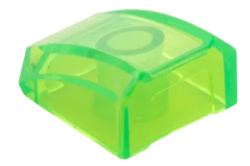 LEGO Dakpan 2 x 2 gebogen met rand