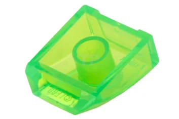 LEGO Dakpan 2 x 2 gebogen met rand