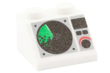LEGO Slope 2 x 2 - 45° with Radar Screen Pattern