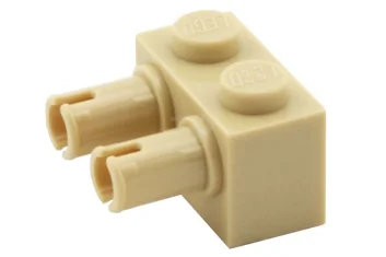 LEGO Brique, modifiée 1 x 2 avec 2 pins