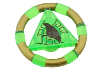 LEGO Ring met middelste driehoek met gouden banden en Manta Ray…