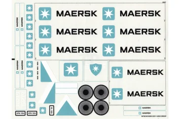 LEGO Sticker voor set 10219