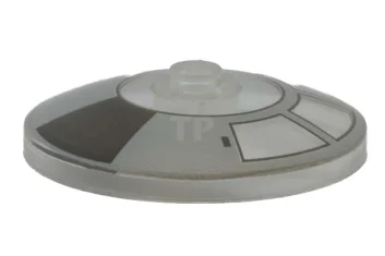 LEGO Dish 4 x 4 Inverted with Millennium Falcon Cockpit Pattern