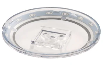 LEGO Plato 6 x 6 Invertido (Radar) con diseño de bordes