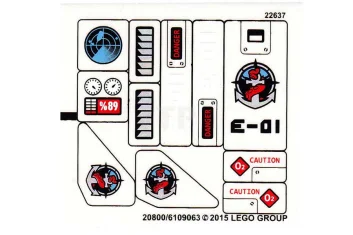 LEGO Sticker for Set 60092