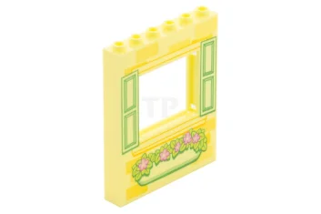 LEGO Panel 1 x 6 x 6 with Window with Shutters…