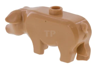 LEGO Varken met zwarte ogen en witte pupillen Patroon