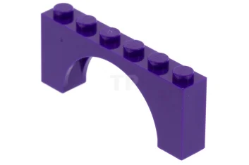 LEGO Brick 1 x 6 x 2 Arch - Thin Top…