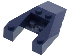 LEGO Keil 6 x 4 Ausschnitt mit Noppeneinkerbungen