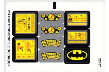 LEGO Sticker for Set 76034