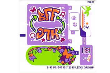 LEGO Sticker for Set 41099