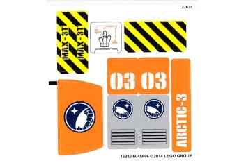 LEGO Autocollant pour l'ensemble 60035