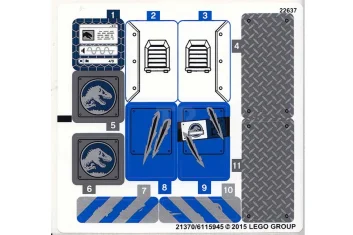 LEGO Sticker for Set 75918
