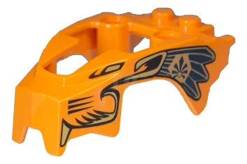 LEGO Carénage de volant d'inertie en forme de lion avec motif