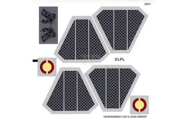 LEGO Sticker for Set 75038