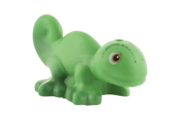 LEGO Kameleon met zwarte ogen patroon (Pascal)