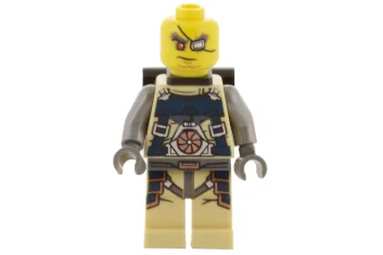 LEGO Psyclone with Parachute Backpack and Attachments