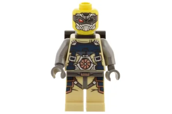 LEGO Psyclone with Parachute Backpack and Attachments