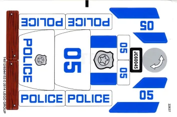 LEGO Autocollant pour l'ensemble 60045
