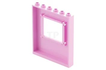 LEGO Panel 1 x 6 x 6 with Window with Roses…